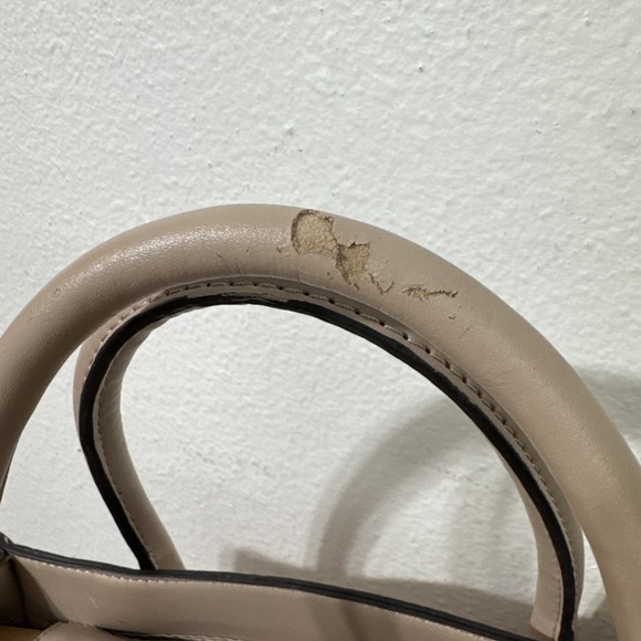 Nine West Aideen Begonia‎ Floral Handbag Structured Faux Leather Satchel DAMAGED - Picture 3 of 16